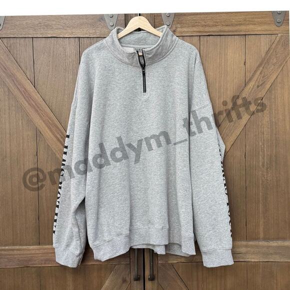 Taylor Swift The Eras Tour Gray Quarter Zip Sweatshirt size 4XL - Picture 2 of 7